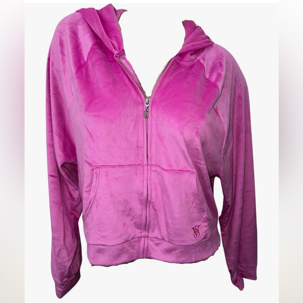 Victoria's Secret Y2K Velour Hoodie!